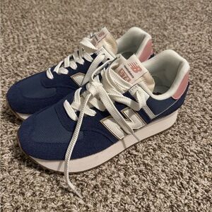 New Balance Blue and Pink Athletic Shoes